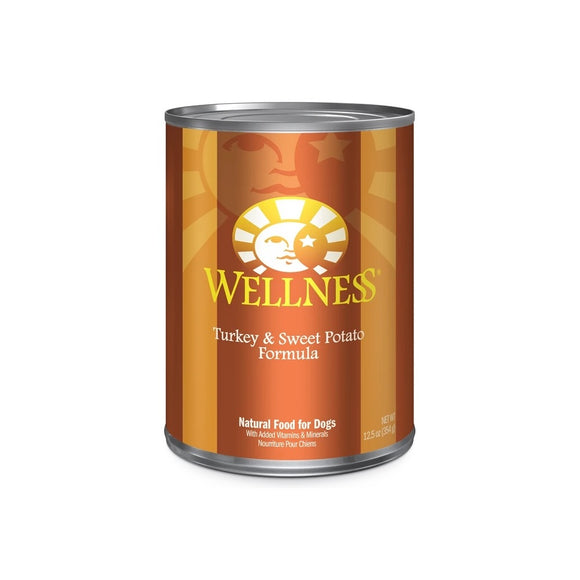 Wellness Dog Canned Food Complete Health Turkey & Sweet Potato 354g