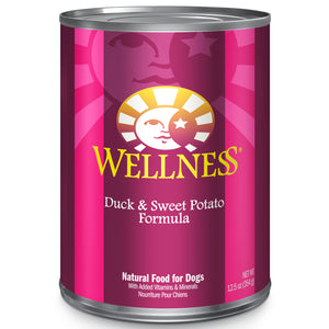 Wellness Dog Canned Food Complete Health Duck & Sweet Potato 354g