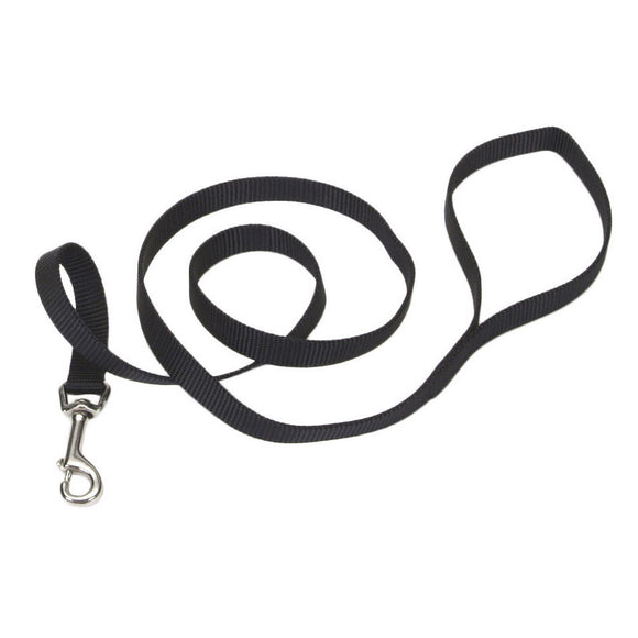 Coastal Pet Dog Leash Single-Ply Nylon Black 5.8 In X 4 Ft
