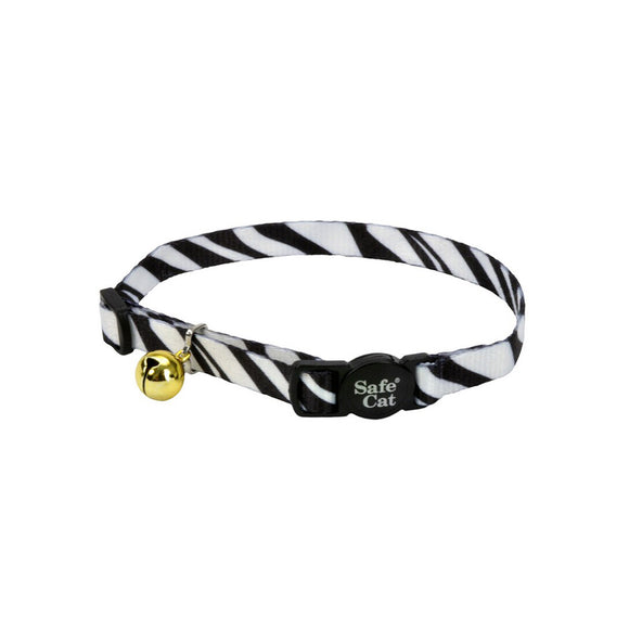 Coastal Pet Cat Collar Zebra 3/8X8-12