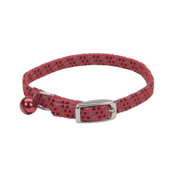 Coastal Cat Collar Jeweled Bow Red 5/16