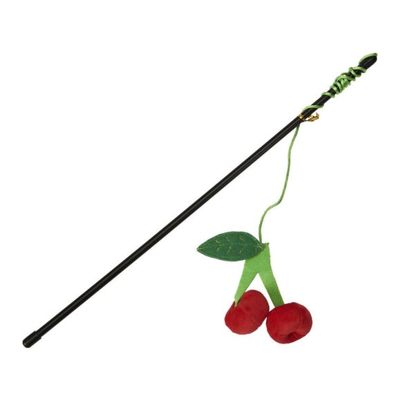 Cosmo Cherries Wand Cat Toy 18in
