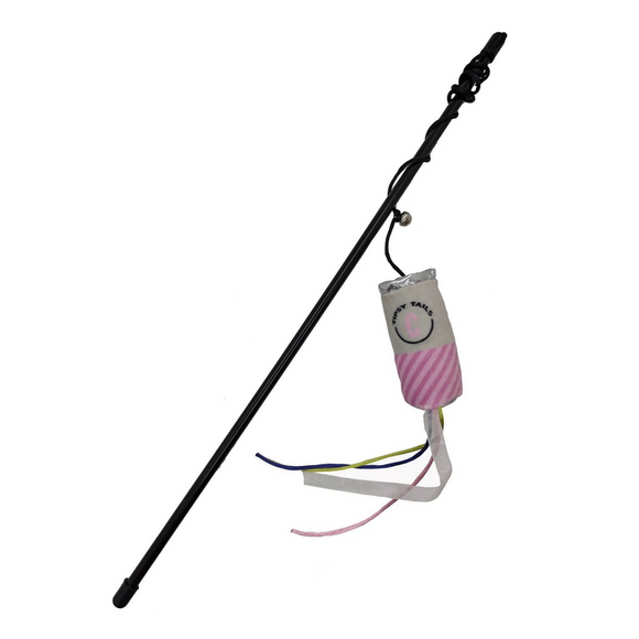 Cosmo Tipsy Tails Wand Cat Toy 18in