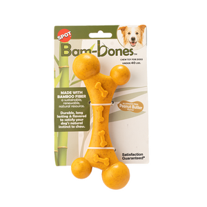 Spot Bam-Bone Nubby Bone 7" Peanut Butter