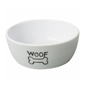 Spot Gray Woof Nantucket Bowl 7in