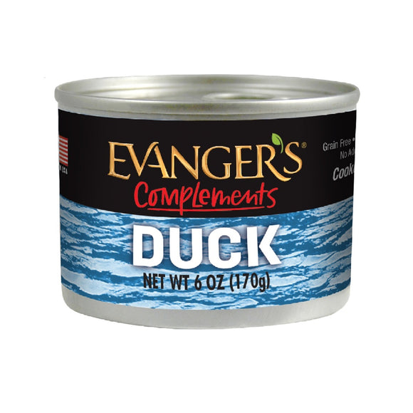 Evanger's Complements Grain-free Duck Dog Food 170g