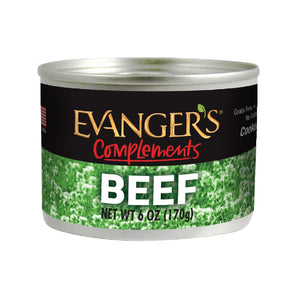 Evanger's Complements Grain-free Beef Dog Food 170g
