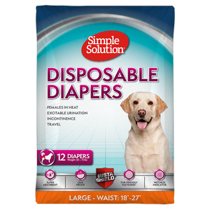 Simple Solution Female Disposable Diaper Large/XL 12ct