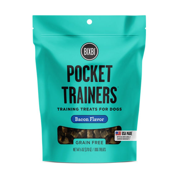 Bixbi Pocket Trainers Dog Treats Bacon 170g