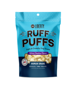 Bixbi Liberty Ruff Puffs White Cheddar 113g