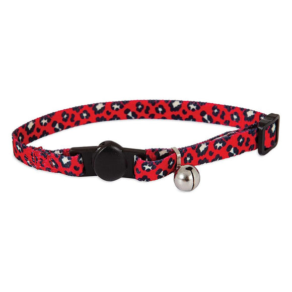 Aspen Collar Sublimated Leopard Red 3/8X8-13