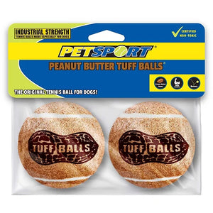 Petsport Tennis Ball Peanut Butter 2 Pack