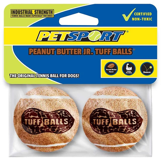 Petsport Tennis Ball Peanut Butter Junior 2 Pack