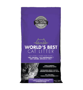 World's Best Cat Litter Lavender Scented Multiple Cat Clumping Formula 12.7kg