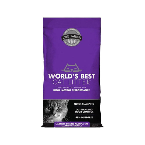 World's Best Cat Litter Multiple Cats Lavender 8Lbs