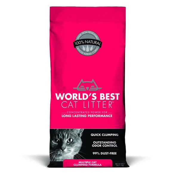 World's Best Cat Litter Multiple Cat Clumping Formula 28 lbs