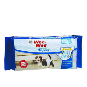 Four Paws Wee Wee Diaper Disposable X-Small 12 Ct