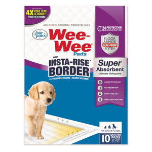 Four Paws Weewee Pad Insta-Rise 10 Ct