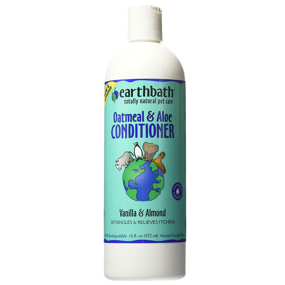 Earthbath Oatmeal and Aloe Conditioner Vanilla and Almond scent 472ml
