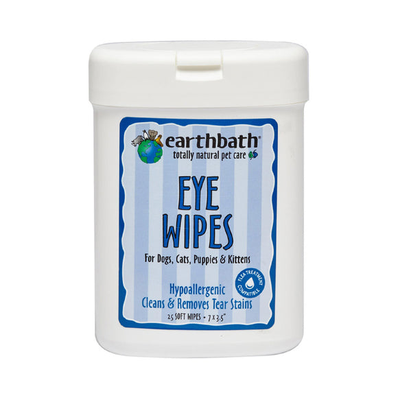 Earthbath Wipes Eye 25 ct