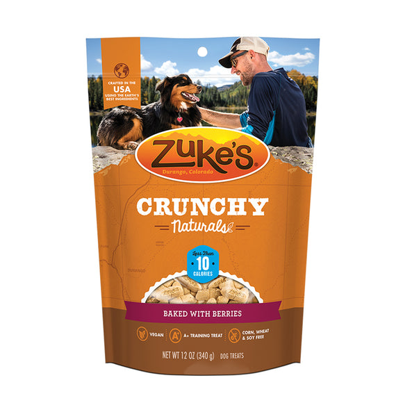 Zuke's Crunchy Naturals 10calorie Baked Treats with Berries 340g