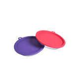 Messy Cat Stainless Steel Bowl and Silicone Lid Set 1.75 cup