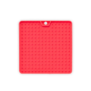 Messy Cat Interactive Lick & Feed Red Silicone Mat