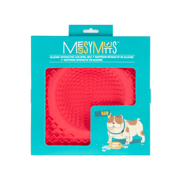Messy Mutts Watermelon Therapeutic Feeding and Licking Silicone Bowl Mat 10in