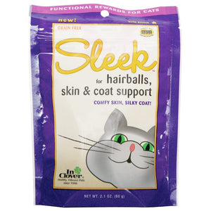 In Clover Cat Supplement Sleek Hairball Chews 2.1 Oz