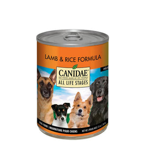 Canidae Canned Dog Food All Life Stages Lamb Rice 369g Bow Wow