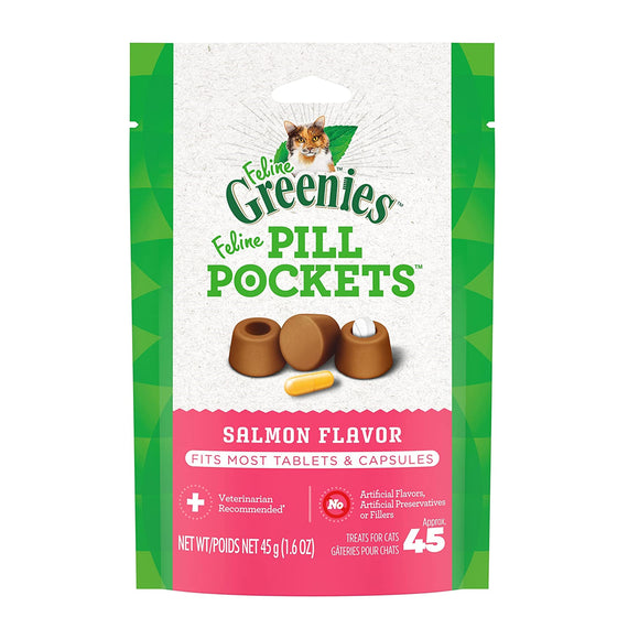 Greenies Cat Pill Pocket Salmon 45g