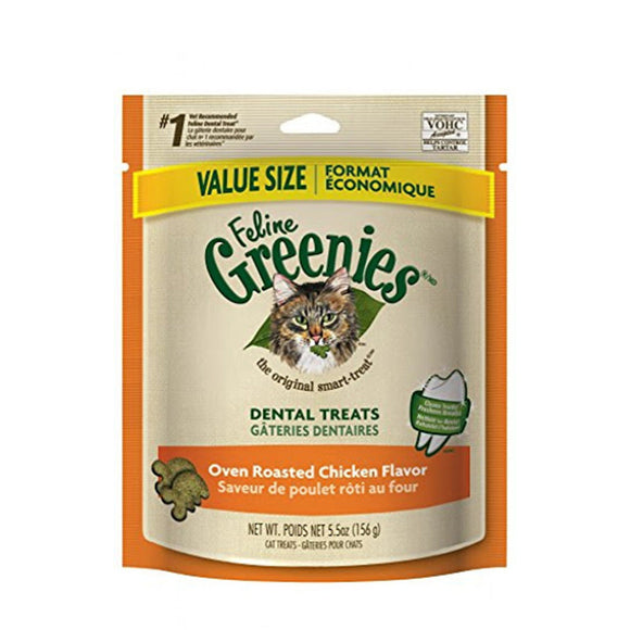 Greenies Cat Treat Roasted Chicken 5.5oz