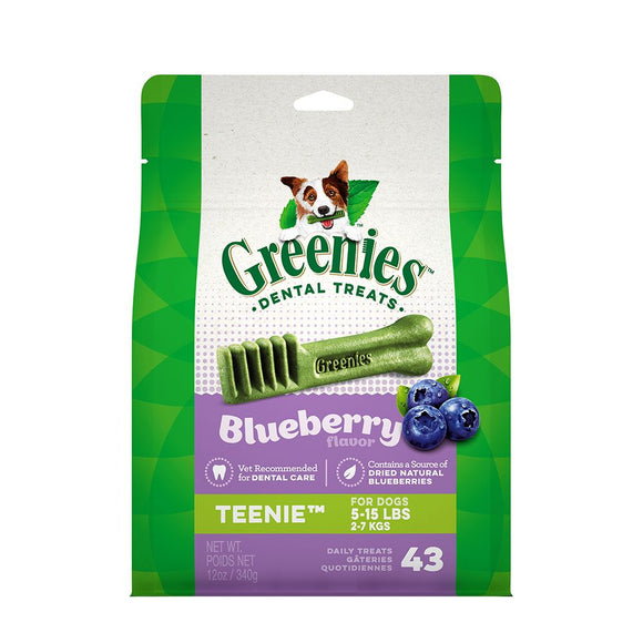 Greenies Dental Treat Blueberry Teenie 340g