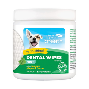 Tropiclean Wipes Dental Fresh Breath 50 Ct