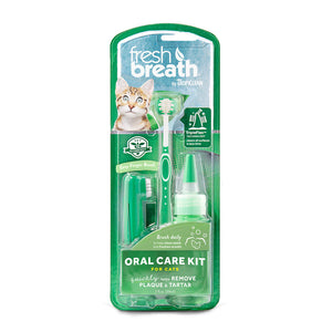 Tropiclean Cat Dental Care Fresh Breath Oral Kit 3 Pc