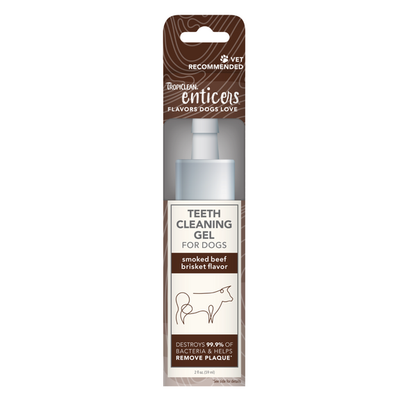 Tropiclean Enticers Teeth Cleaning Gel Beef Flavor 59ml