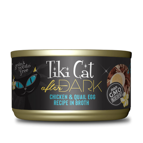 Tiki Cat Canned Food After Dark Chicken & Quail Egg 156g