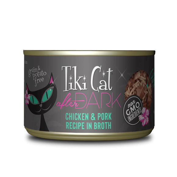 Tiki Cat Canned Cat Food After Dark Chicken & Pork 156g