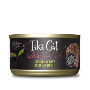Tiki Cat Canned Food After Dark Chicken & Beef 79g