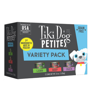 Tiki Dog Petites Pate Variety Pack 12/85g