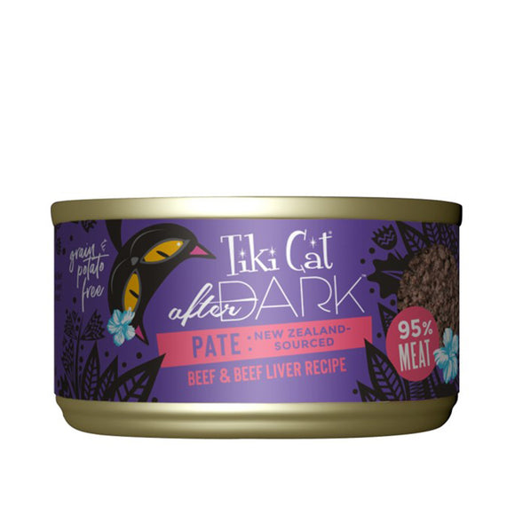 Tiki Cat Canned Food After Dark Pate Beef 80g