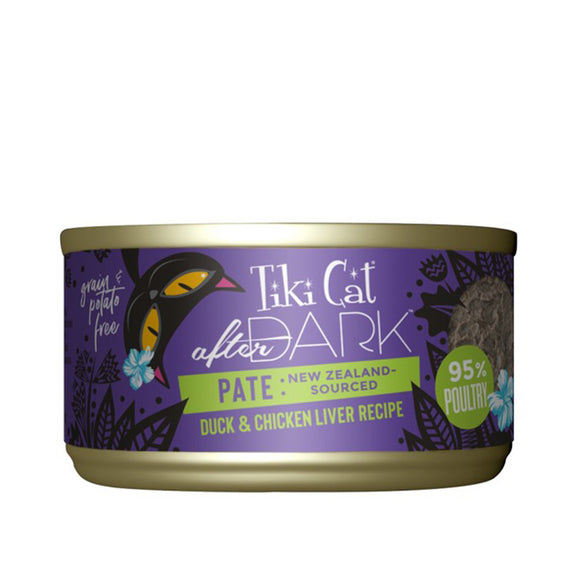 Tiki Cat Canned Food After Dark Pate Duck 80g