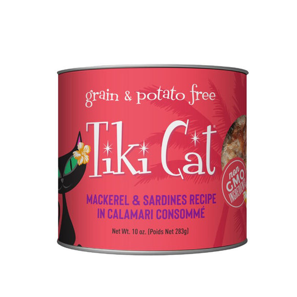 Tiki Cat Canned Food Grill Mackerel & Sardines 10 oz