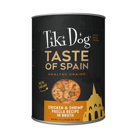 Tiki Dog Taste of Spain! Paella Canned Dog Food 340g
