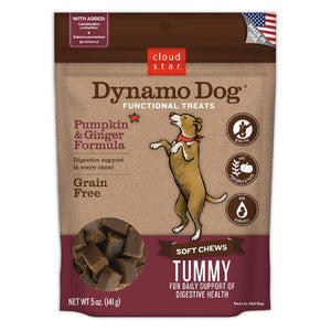 Cloud Star Dynamo Dog Functional Soft Chews Tummy with Pumpkin & Ginger 141g