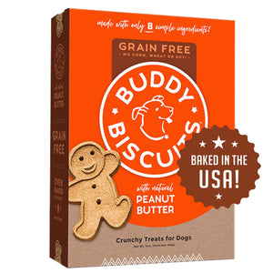 Buddy Biscuits Dog Treats Grain Free Peanut Butter 396g