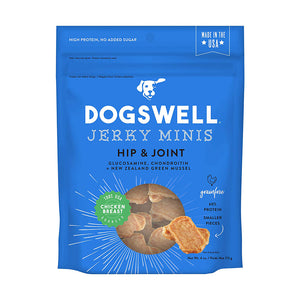 Dogswell Dog Treats Hip & Joint Jerky Mini Grain Free Chicken 113g