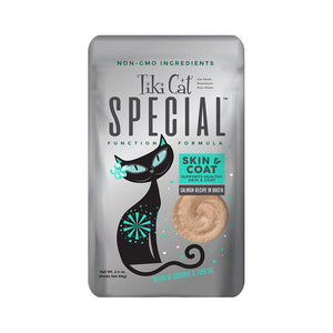 Tiki Cat Pouch Mousse Special Skin & Coat Salmon Recipe 68g