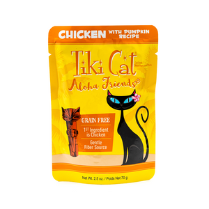 Tiki Cat Aloha Friends Chicken with Pumpkin Recipe 70g pouch