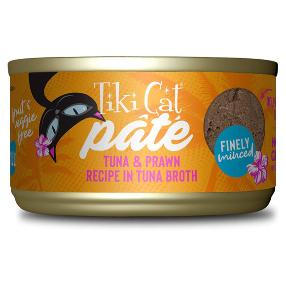 Tiki Cat Canned Cat Food Grill Pate Tuna & Prawn 79g